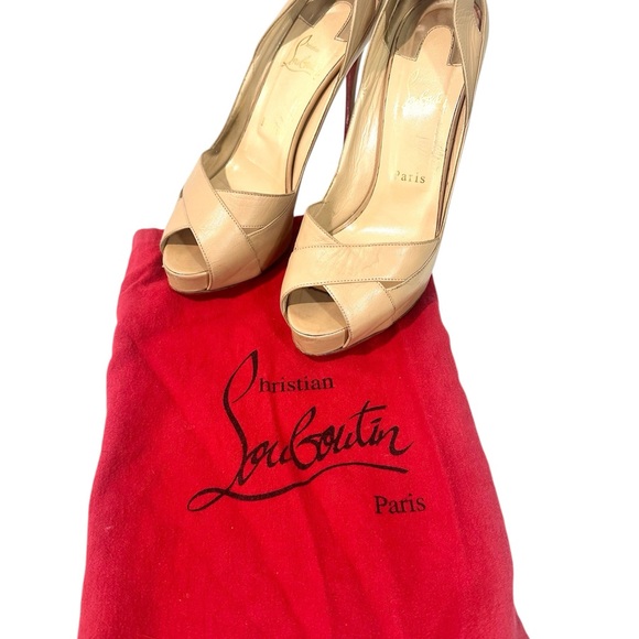 Christian Louboutin Cream Stiletto Heels